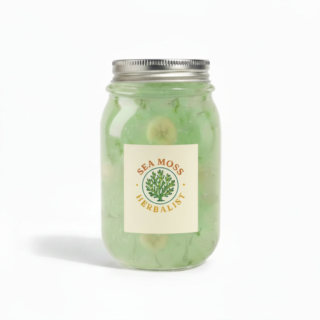 Sea Moss Gel - Mint Banana
